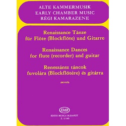 2757. Renaissance Dances for Flute (Recorder) and Guitar (EMB)