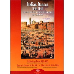 2349. Italian Dances 1610-1660 for One and Two melodic instruments and b.c. (EMB)