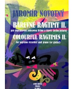 0746. J.Novotný : Barevné ragtimy II. pro sopr. zobc. flétnu a klavír (nebo kytaru)