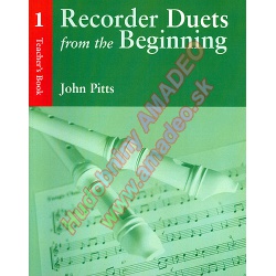 4926. J.Pitts : Recorder Duets from the Beginnig 1 - Teacher's Book (Chester)