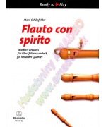 2704. M.Schönfelder : Flauto con spirito for Recorder Quartet - Ready to Play (Bärenreiter)