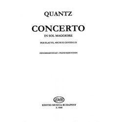 0798. J.J.Quantz : Concerto in sol maggiore per flauto e basso continue (EMB)