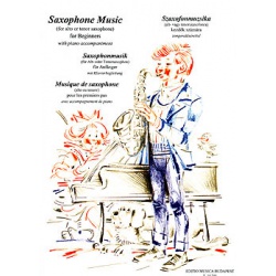 0738. Kraszna : Saxophone Music for Alto or Tenor for Beginners with Piano (EMB)
