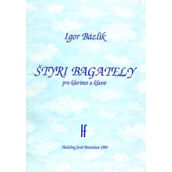 1393. I.Bázlik : Štyri bagately - klarinet, klavír