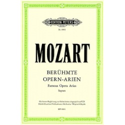 2667. W.A.Mozart : Famous Opera Arias - Sopran (Peters)