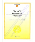 0606. C.Franck : Panis angelicus - Soprano & Piano (Organ) (Schott)