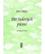 0613. J.Cikker : Päť ľudových piesní (pre hlboký hlas a klavír)