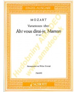 4782. W.A.Mozart : Ah ! vous dirai-je, Maman KV 265 (Schott)