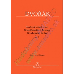 3427. A.Dvořák : String Quintet in E Flat Major Op.97 - Parts (Bärenreiter)
