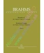 3437. J.Brahms : Sextet in G Major for 2 Violins, 2 Violas, 2 Violoncellos op.36 (Bärenreiter)