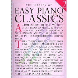 3529. The Library Easy Piano Classics (Amsco)