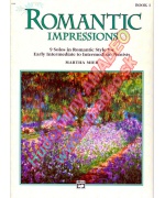 3506. M.Mier : Romantic Impressions. Book 1, Early Intermediate to Pianists (Alfred)