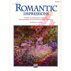 3508. M.Mier : Romantic Impressions. Book 3, Early Intermediate to Pianists (Alfred)