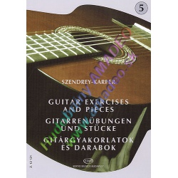 3058. L.Szendrey-Karper : Guitar Exercises and Pieces 5 (EMB)