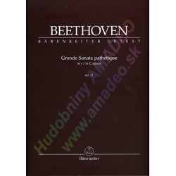 3599. L.van Beethoven : Grande Sonate pathétique in C Minor op.13 - Urtext (Bärenreiter)